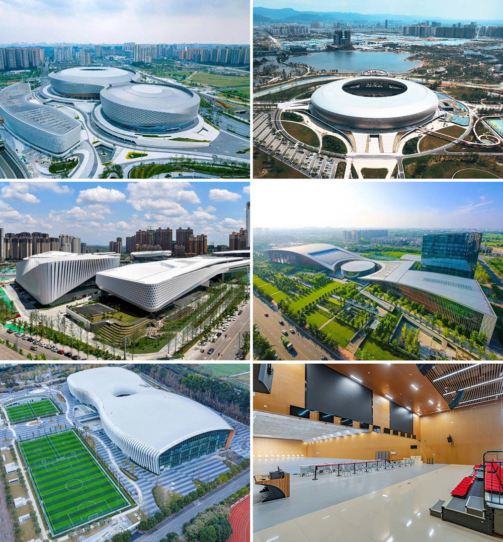 HAHA官网为成都大运会场馆建设提供构筑资料